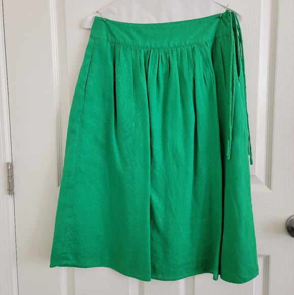 J. Crew Dresses & Skirts - JCrew linen midi skirt